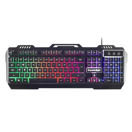 Cosmic Byte Titan Rainbow Backlit Membrane Wired Gaming Keyboard