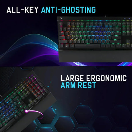 Cosmic Byte CB-GK-29 Black Eye Pro Per Key RGB Wired Mechanical Keyboard With Swappable Outemu Switches 3