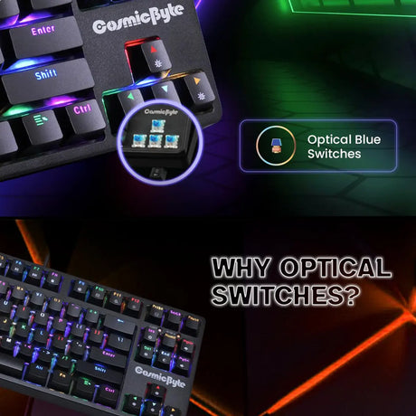 Cosmic Byte CB-GK-38 Trinity RGB Wired Mechanical Gaming Keyboard With Optical Swappable Switches 2