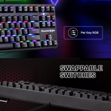 Cosmic Byte CB-GK-38 Trinity RGB Wired Mechanical Gaming Keyboard With Optical Swappable Switches 3