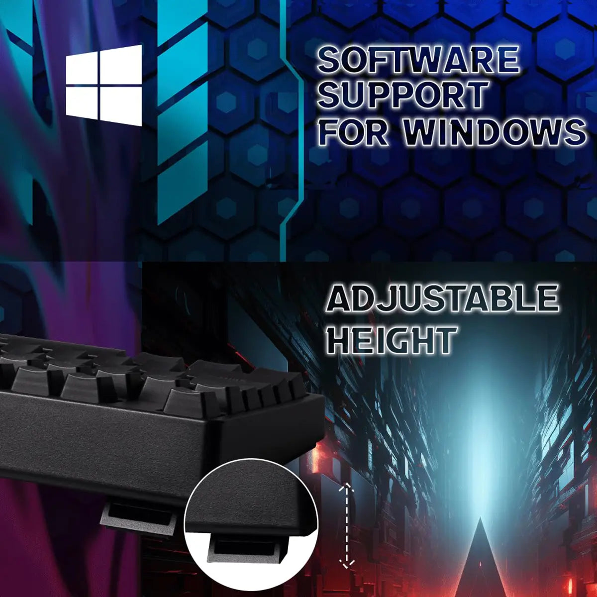 Cosmic Byte CB-GK-38 Trinity RGB Wired Mechanical Gaming Keyboard With Optical Swappable Switches 6
