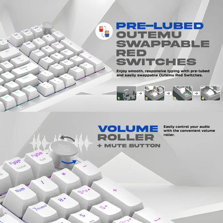 Cosmic Byte CB-GK-41 Phantom Gasket RGB Mechanical Wired Keyboard with Swappable PreLubed Switches 3
