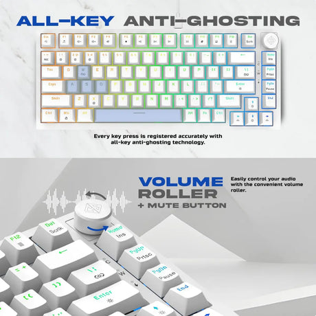 Cosmic Byte CB-GK-42 Phantom TKL Gasket RGB Mechanical Wired Keyboard with Swappable PreLubed Switches 4