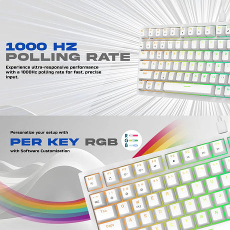 Cosmic Byte CB-GK-42 Phantom TKL Gasket RGB Mechanical Wired Keyboard with Swappable PreLubed Switches 5