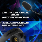 Cosmic Byte Inferno 2.4Ghz Wireless + Bluetooth + Wired Headset With Detachable ENC Mic 3