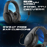 Cosmic Byte Inferno 2.4Ghz Wireless + Bluetooth + Wired Headset With Detachable ENC Mic 4