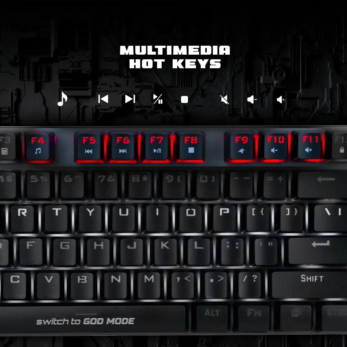 Cosmic Byte Pandora TKL Mechanical Keyboard With Swappable Outemu Switches 4