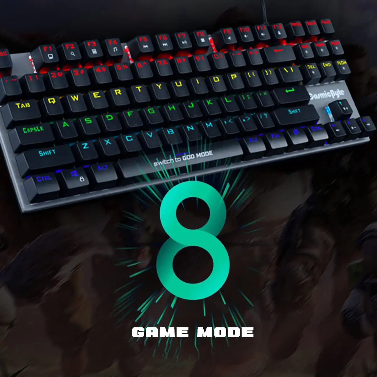 Cosmic Byte Pandora TKL Mechanical Keyboard With Swappable Outemu Switches 5