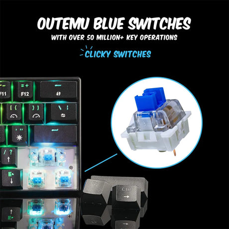 Cosmic Byte Themis Mechanical Wired Gaming Keyboard Black With Swappable Switches 2