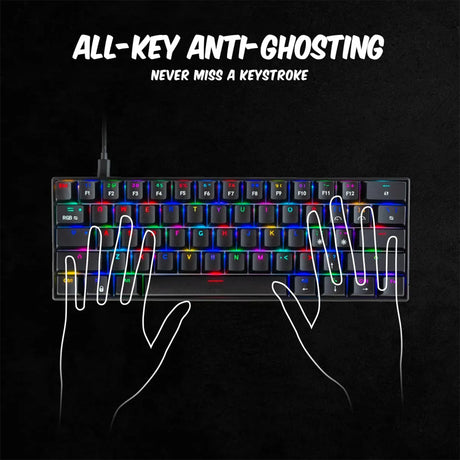 Cosmic Byte Themis Mechanical Wired Gaming Keyboard Black With Swappable Switches 5