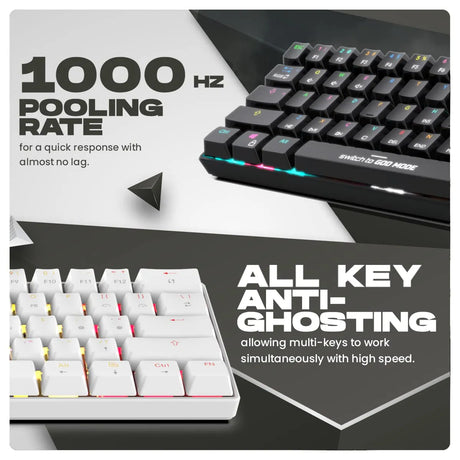 Cosmic Byte Themis Mechanical Wired Gaming Keyboard White With Swappable Switches 3