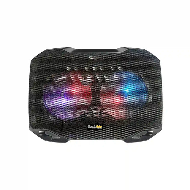 Cosmic Byte Wind RGB Laptop Cooling Pad, Dual 120mm RGB Fans,Supports up to 15.6″ Laptops