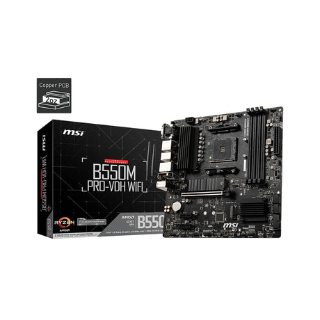 MSI B550M PRO-VDH WiFi DDR4 Micro ATX Gaming Motherboard