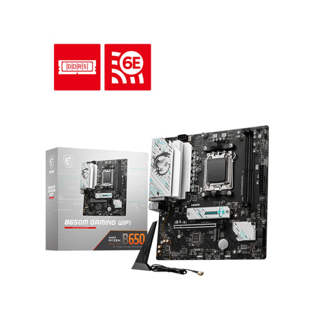MSI B650M Gaming WiFi AM5 DDR5 mATX Gaming Motherboard