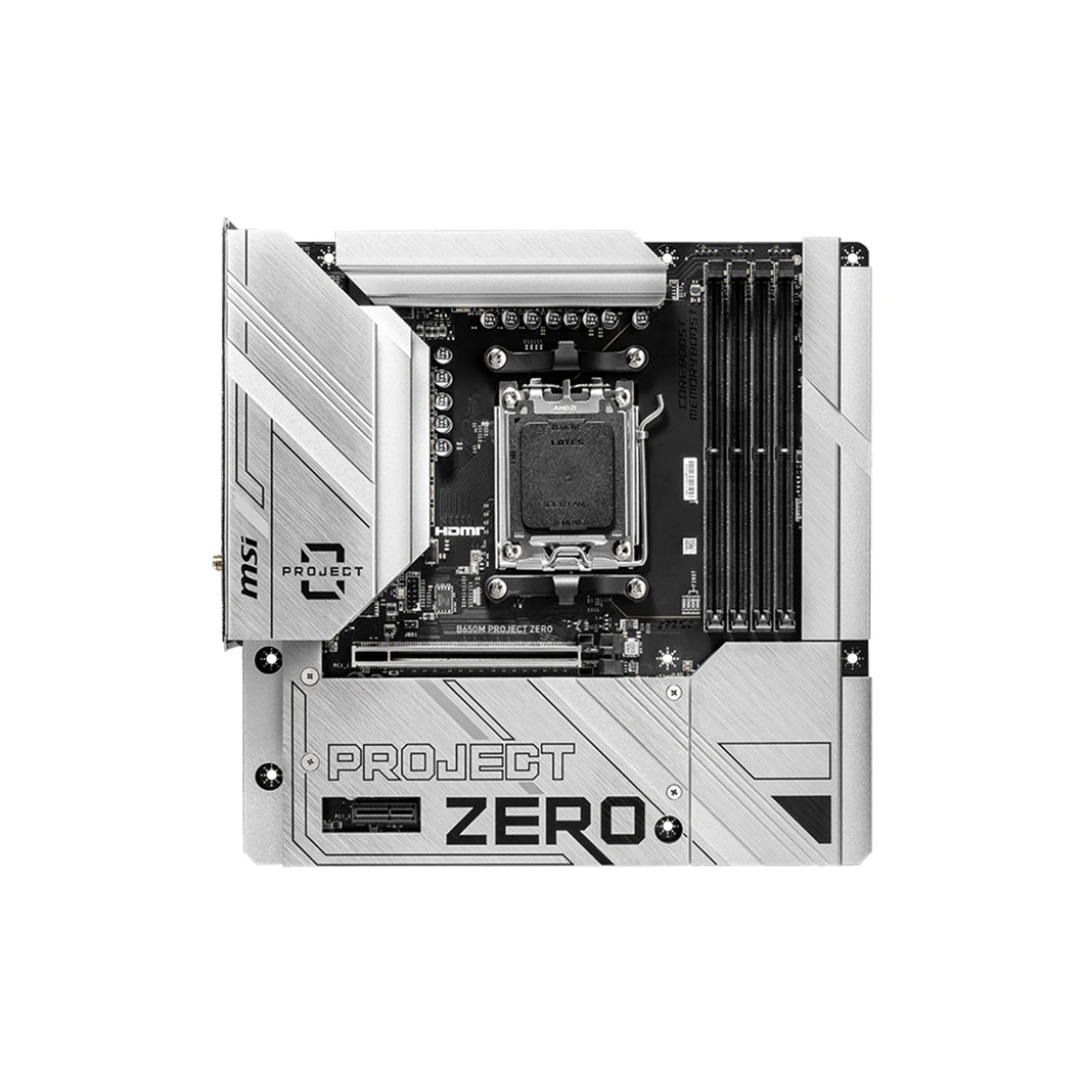 MSI B650M Project Zero AM5 DDR5 Micro-ATX Gaming Motherboard 2