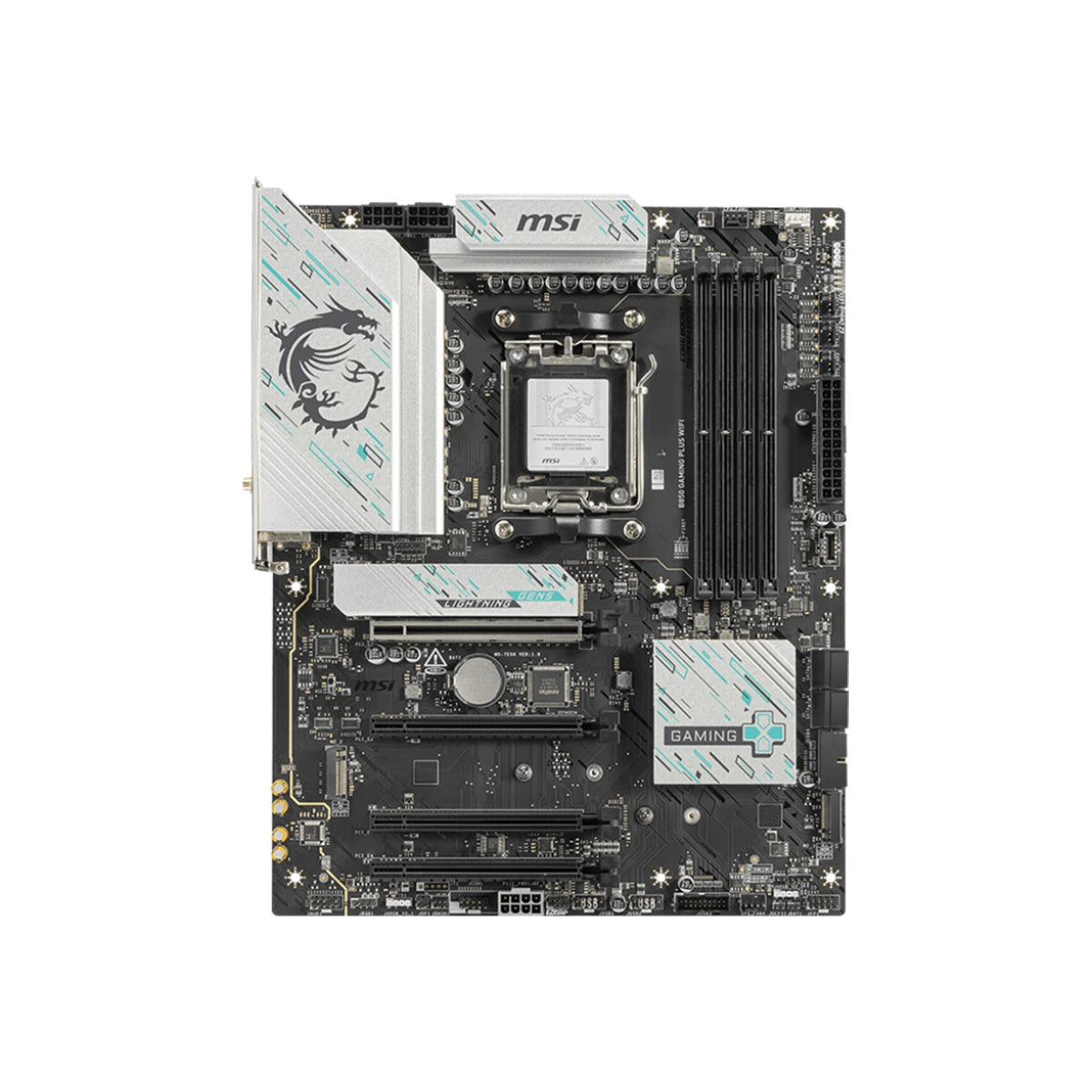 MSI B850 Gaming Plus WiFi AM5 DDR5 ATX Gaming Motherboard 2