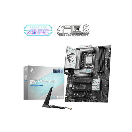 MSI B860 Gaming Plus WiFi LGA 1851 ATX Gaming Motherboard
