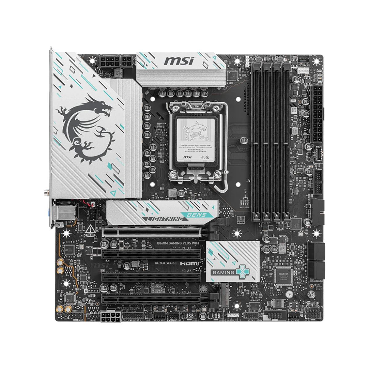 MSI B860M Gaming Plus WiFi LGA 1851 mATX Gaming Motherboard 2