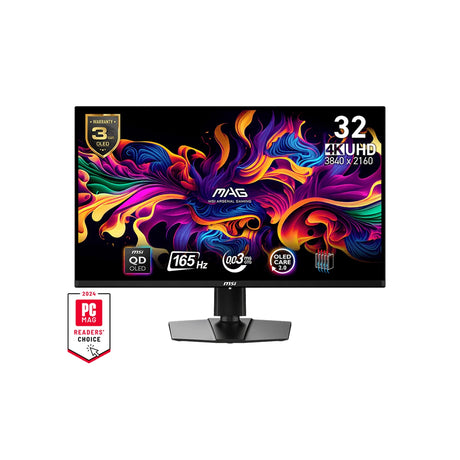 MSI MAG 321UP QD-OLED 31.5 Inch 165Hz 4K Monitor