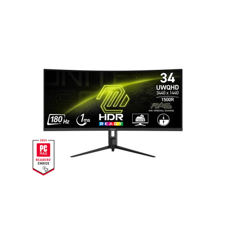 MSI MAG 342CQR E2 34 Inch 180Hz 2K Curved Monitor