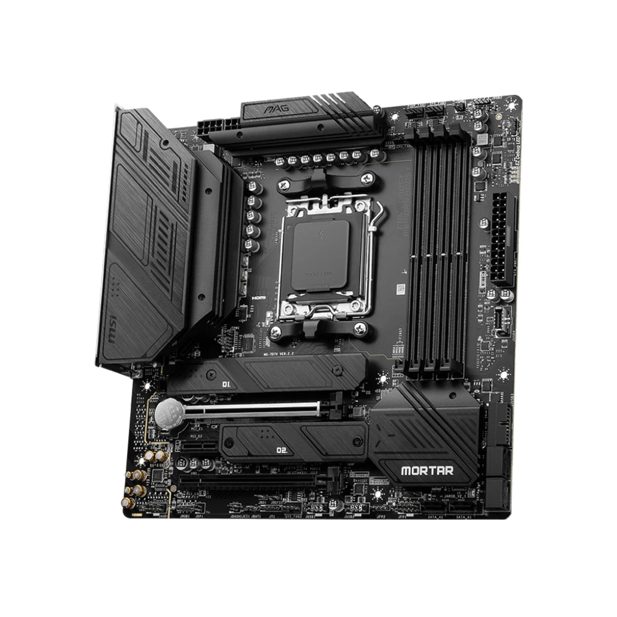 MSI MAG B650M Mortar WiFi AM5 DDR5 Micro-ATX Gaming Motherboard 4