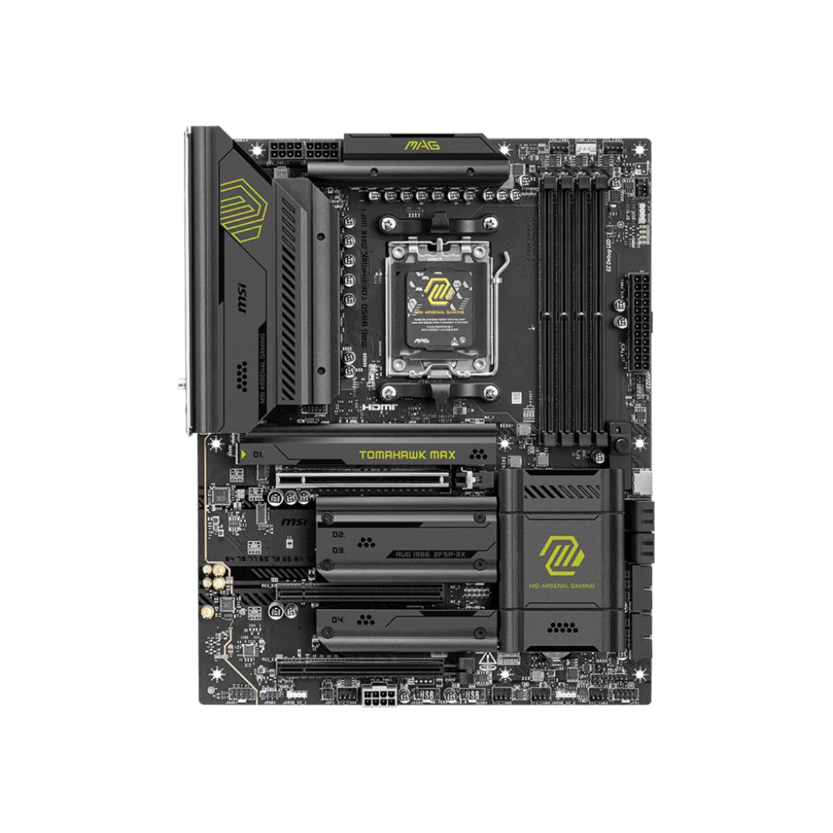 MSI MAG B850 Tomahawk MAX WiFi AM5 DDR5 ATX Motherboard 2