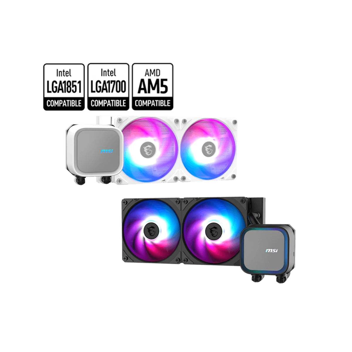 MSI MAG CORELIQUID A13 240 AIO Liquid Cooler White 3