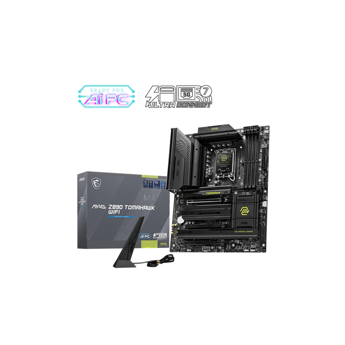 MSI MAG Z890 Tomahawk WiFi DDR5 LGA 1851 ATX Gaming Motherboard
