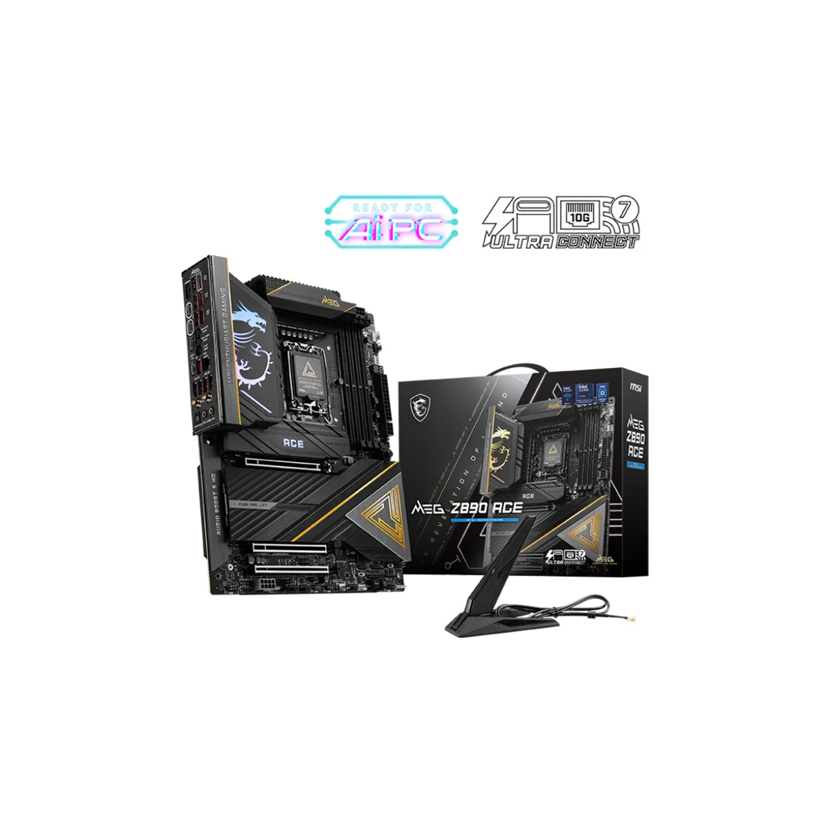 MSI Meg Z890 Ace WiFi DDR5 LGA1851 ATX Motherboard