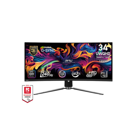MSI MPG 341CQPX QD OLED 34 Inch 240Hz 2K Curved Monitor