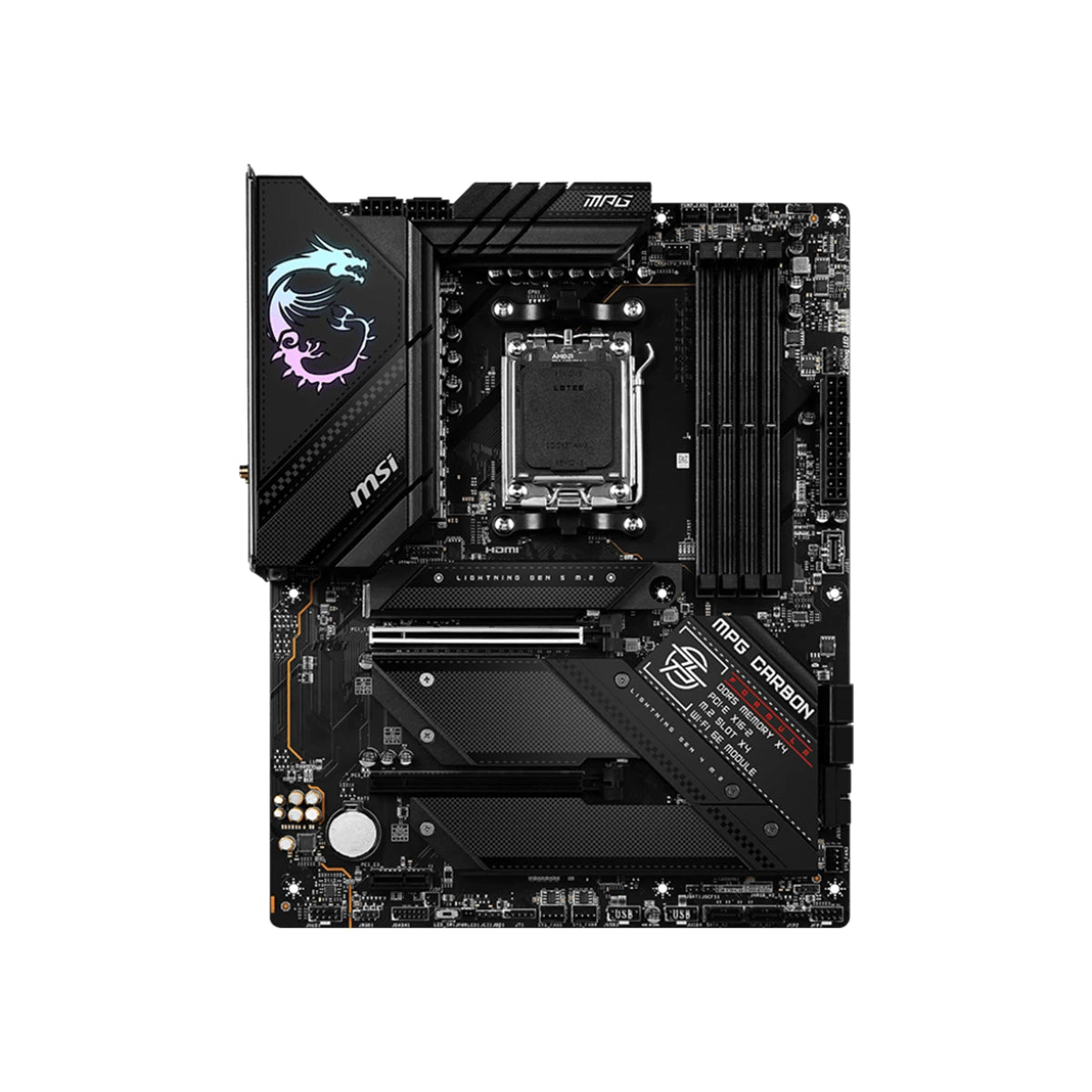 MSI MPG B650 Carbon WiFi AM5 DDR5 ATX Gaming Motherboard 2