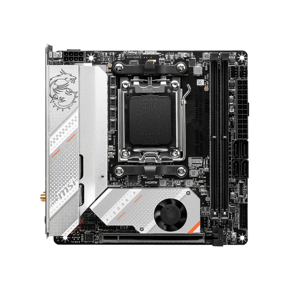 MSI MPG B650I Edge WIFI AM5 DDR5 Mini ITX Gaming Motherboard 2