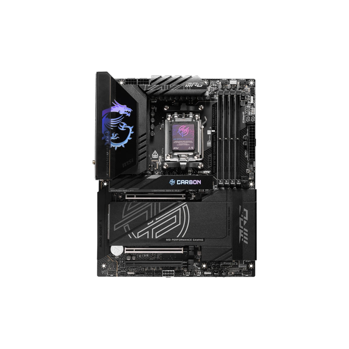 MSI MPG X870E Carbon WiFi AM5 DDR5 ATX Gaming Motherboard 2