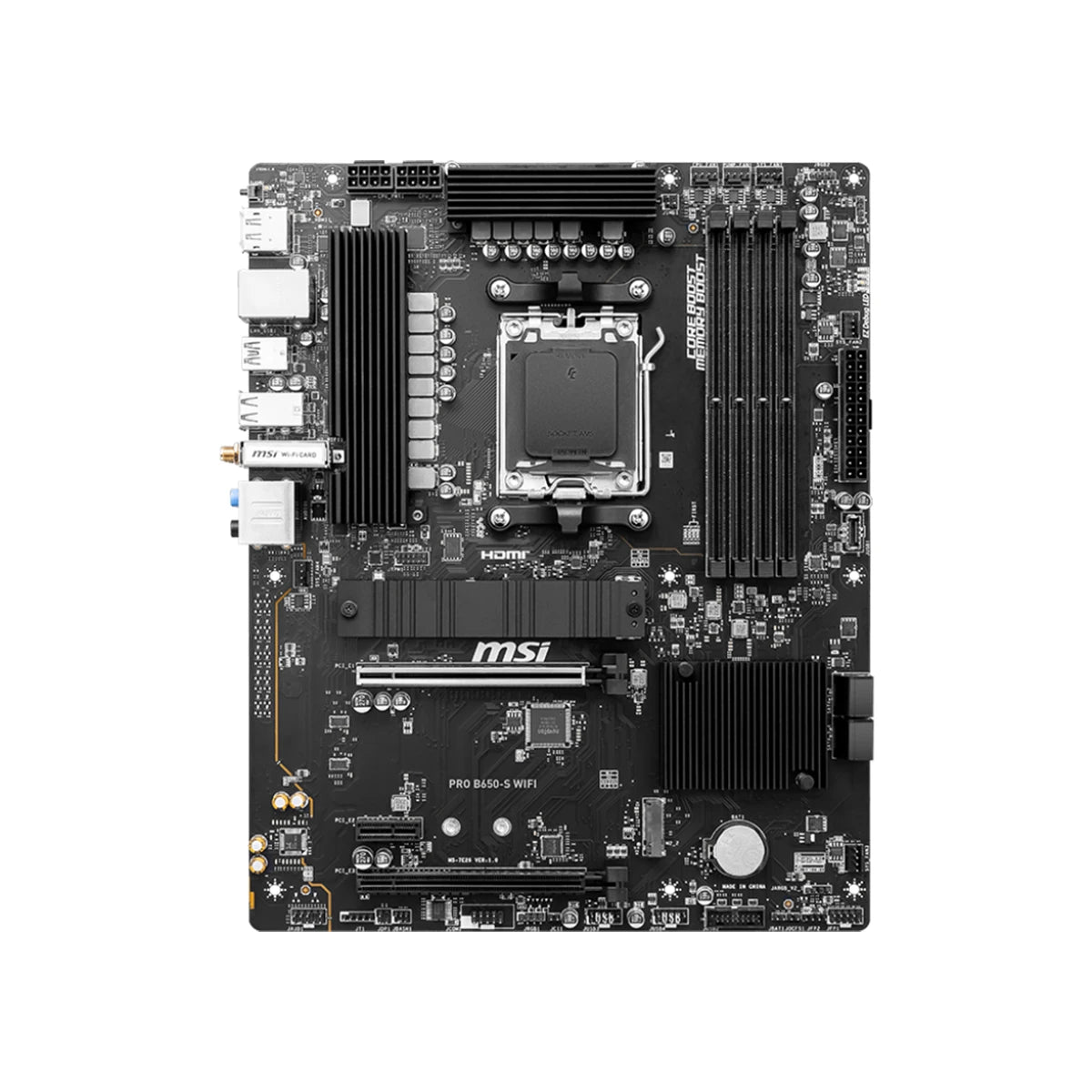 MSI PRO B650-S WiFi ProSeries AM5 DDR5 ATX Motherboard 2