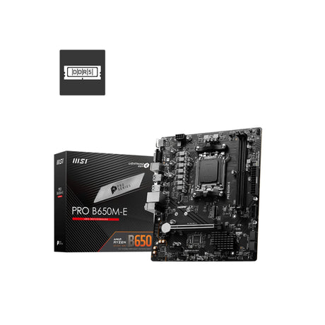 MSI PRO B650M-E AM5 DDR5 Micro-ATX Motherboard