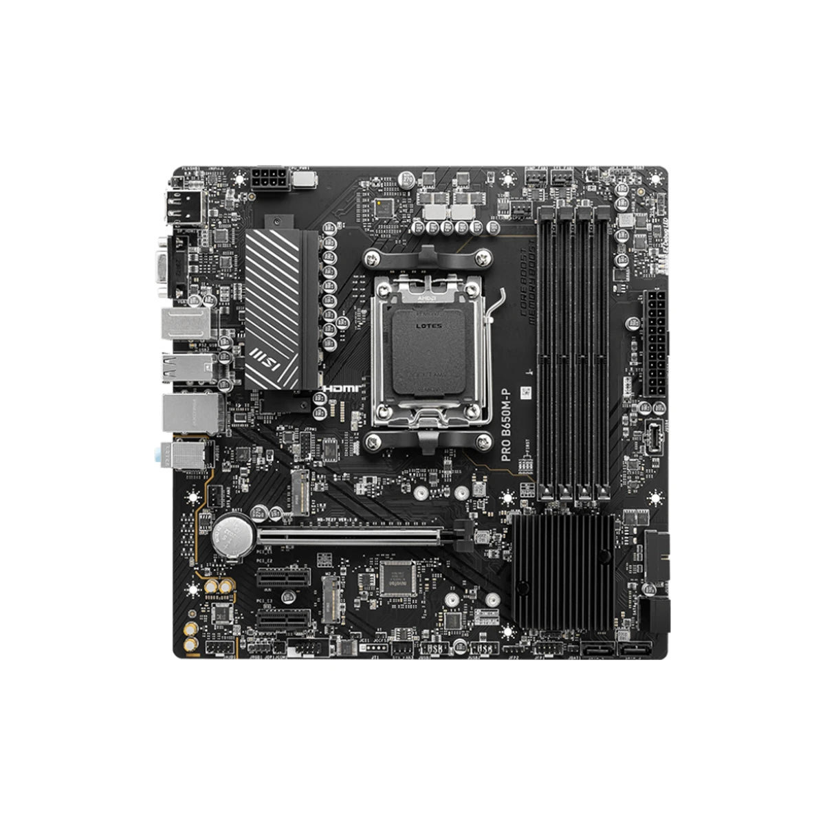 MSI PRO B650M-P AM5 DDR5 Micro-ATX Motherboard 2