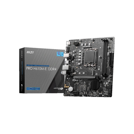 MSI PRO H610M-E LGA 1700 Micro-ATX DDR4 Motherboard