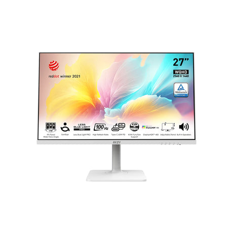 MSI Modern MD272QXPW 27 Inch 2K WQHD Monitor