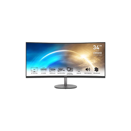 MSI PRO MP341CQ 2K Curved Monitor