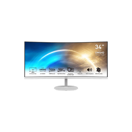MSI PRO MP341CQW 2K Curved Monitor