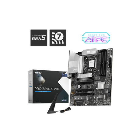 MSI PRO Z890-S WiFi LGA 1851 ATX Gaming Motherboard Black