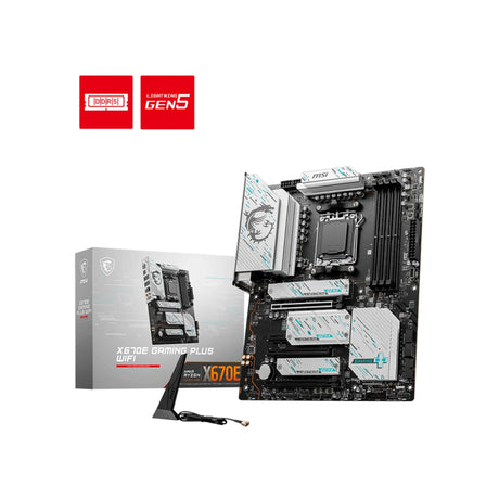 MSI X670E Gaming Plus WiFi AM5 DDR5 ATX Gaming Motherboard
