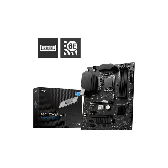 MSI Pro Z790-S WIFI DDR5 LGA 1700 ATX Motherboard 