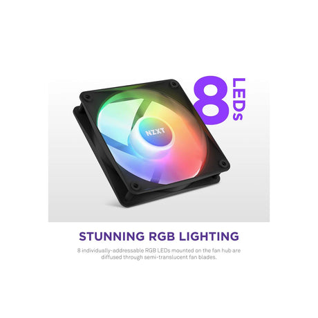 NZXT F120 RGB Core Case Fan Triple Pack Black 3