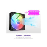 NZXT F120 RGB Core Case Fan Triple Pack Black 4