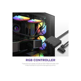 NZXT F120 RGB Core Case Fan Triple Pack Black 6