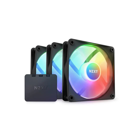NZXT F120 RGB Core Case Fan Triple Pack Black