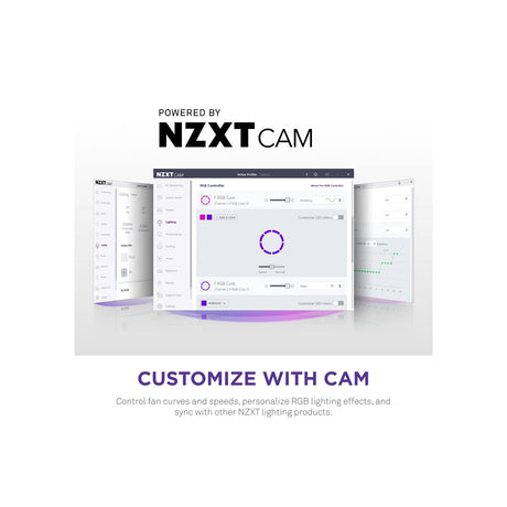 NZXT F120 RGB Core Case Fan Triple Pack White 7