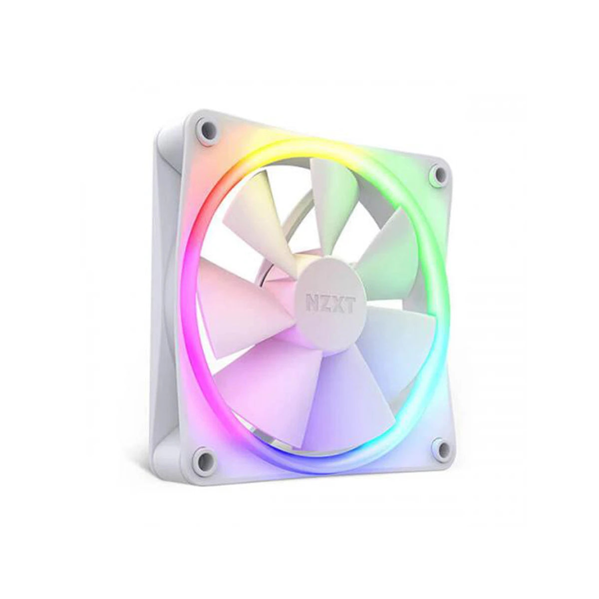 NZXT F120 RGB DUO 120mm Case Fan White 2