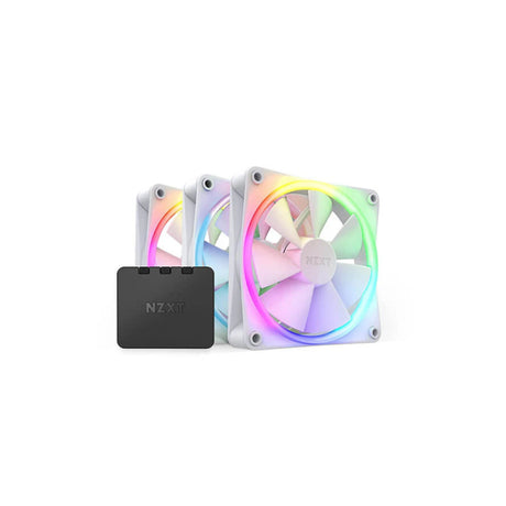 NZXT F120 RGB DUO 120mm Case Fan White